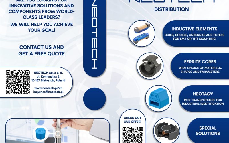 NEOTECH - Manufacturer of machines and inductive components. Winders, robotics, automation. Coils, Cylindrical chokes, Antennas, Heaters, Transformers. www.neotech.pl/maszyny/en