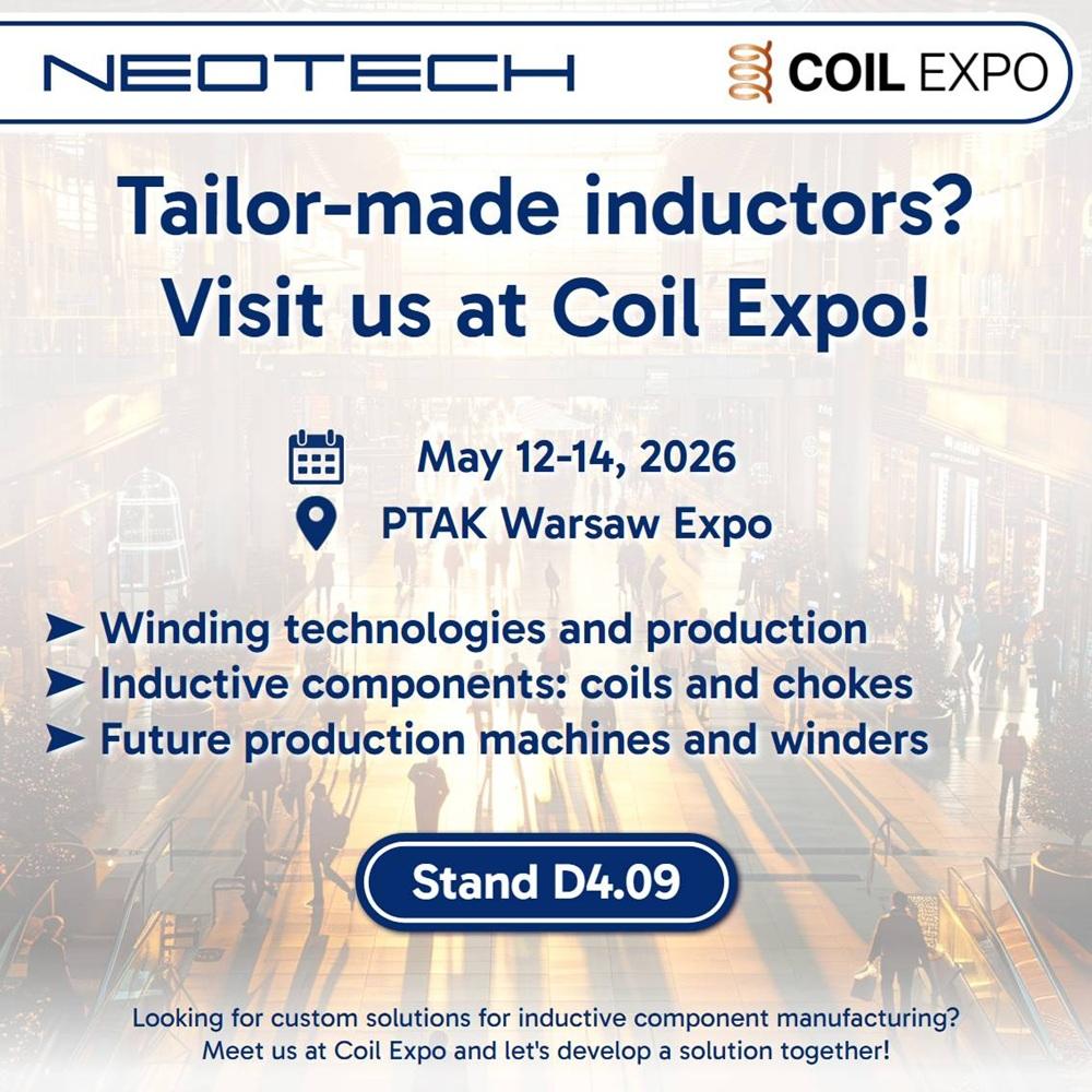 Visit us at Coil Expo 2026 – let's discuss solutions for the electromagnetics, transformers, and inductive components industries. Coil Expo is an event for the windings and electromagnetic components industry. We invite you to meet and discuss new projects.