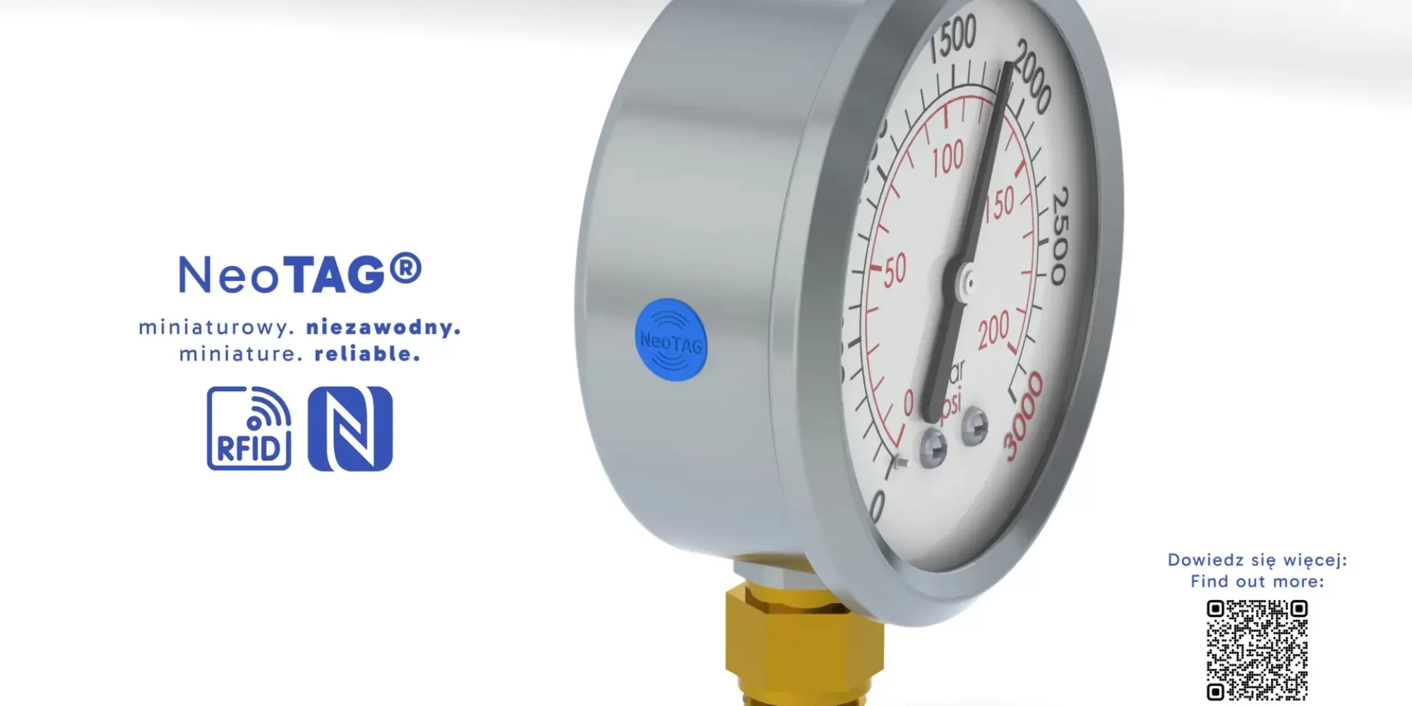 NeoTAG - Miniature RFID - tool identification, access control, calibration, logistics, precision, automation. Industry 4.0. Miniature tags for industrial tools. Ideal for identification, calibration, access control and logistics. High resistance, quick assembly. www.neotech.pl