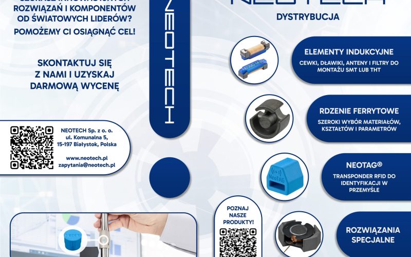NEOTECH - Producent podzespołów indukcyjnych. Cewki, Dławiki, Anteny, Grzałki, Transformatory. www.neotech.pl/indukcyjne