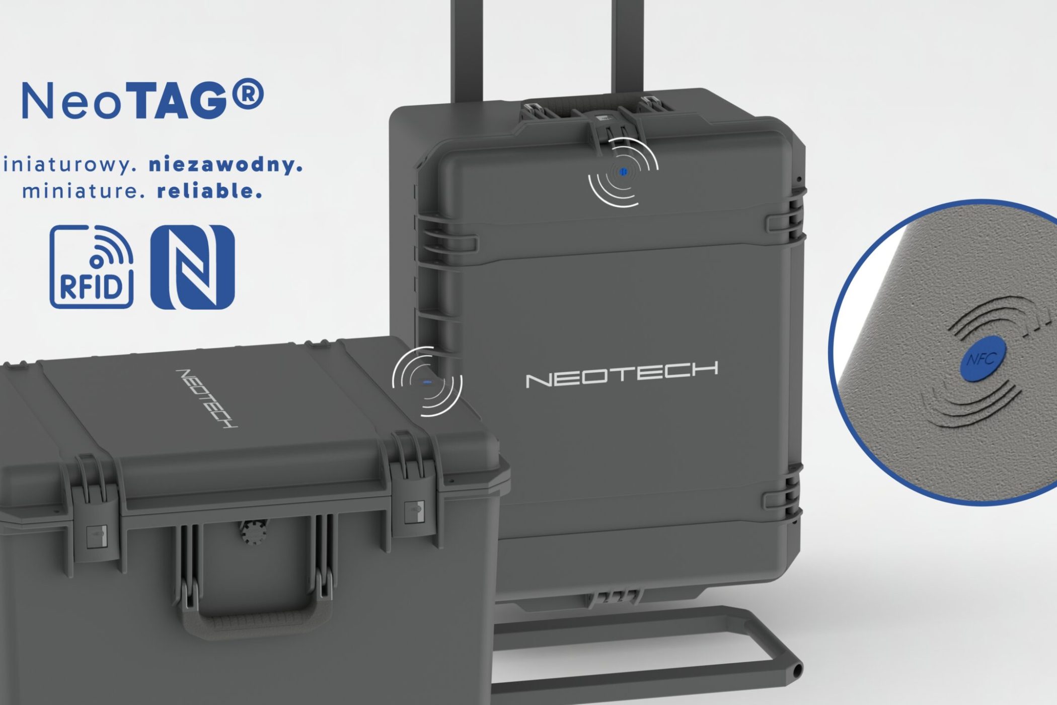 NeoTAG - Miniaturowe RFID - identyfikacja narzędzi, kontrola dostępu, kalibracja, logistyka, precyzja, automatyzacja. Przemysł 4.0. Miniaturowe znaczniki do narzędzi przemysłowych. Idealne do identyfikacji, kalibracji, kontroli dostępu i logistyki. Wysoka odporność, szybki montaż. www.neotech.pl