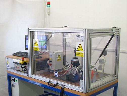 Machines, Devices, Automation, Modernization. BLDC motors, www.neotech.pl | STS-01 testing station for electric motors