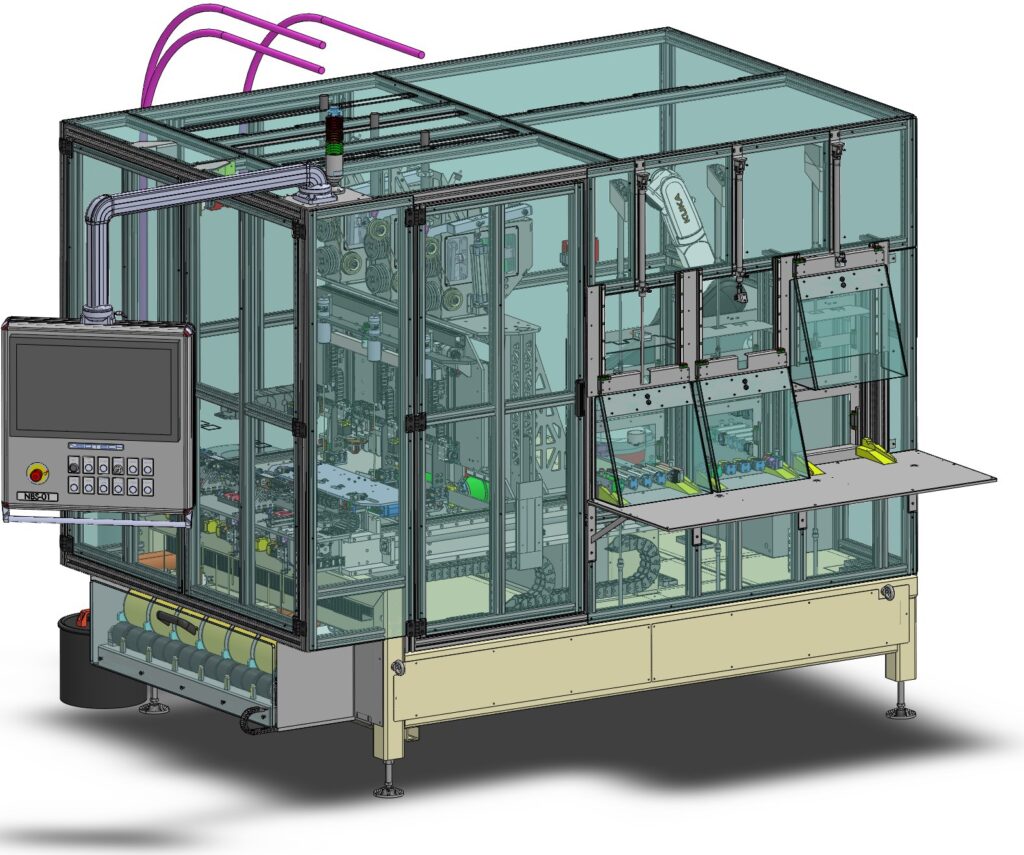 Machines, Devices, Automation, Modernization. BLDC motors, www.neotech.pl | Winder motor NBS-01 | Machine Construction