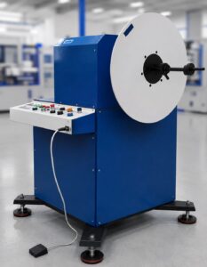 NRS-01 Single Spindle Winder by NEOTECH. Machines, Robots, Automation, Industrial Robotization, Devices, Modernization, Winders. Winding machines, Winding Inductive Elements, Coils, Chokes, Transformers, RFID, Antennas. cobots, www.neotech.pl