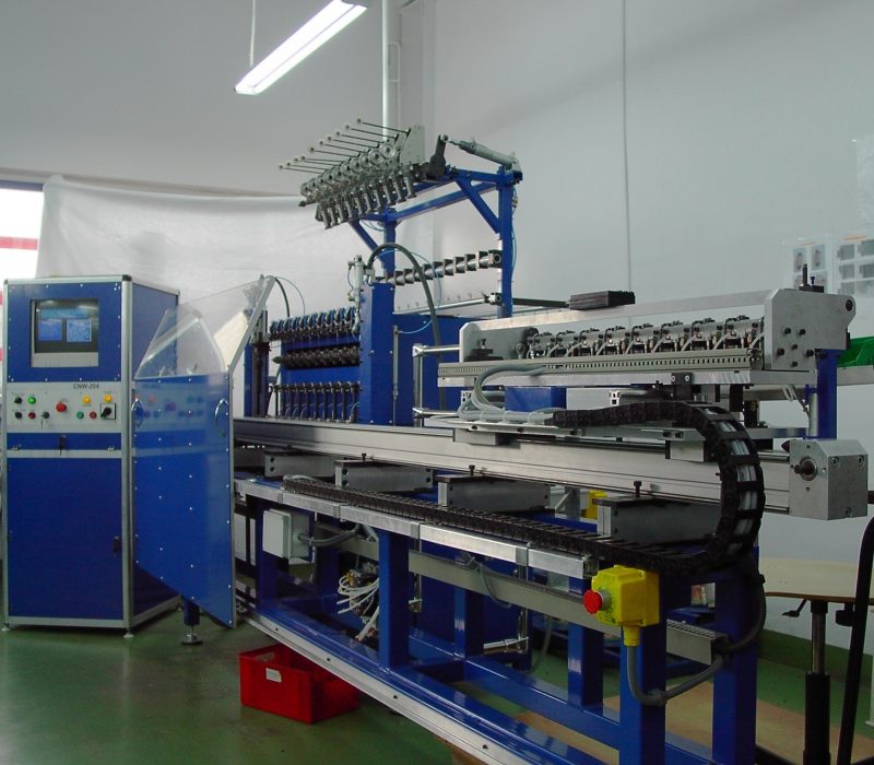 Machines, Devices, Automation, Modernization. BLDC motors, www.neotech.pl | CNW-204 Winder CNW-204 NEOTECH Machines, Devices, Automation, Modernization www.neotech.pl | Multi-spindle winder | nawijarka