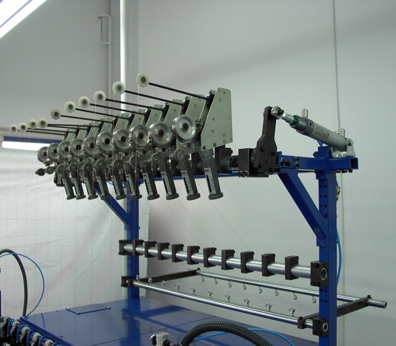 Machines, Devices, Automation, Modernization. BLDC motors, www.neotech.pl | CNW-204 Winder CNW-204 NEOTECH Machines, Devices, Automation, Modernization www.neotech.pl | Multi-spindle winder | nawijarka