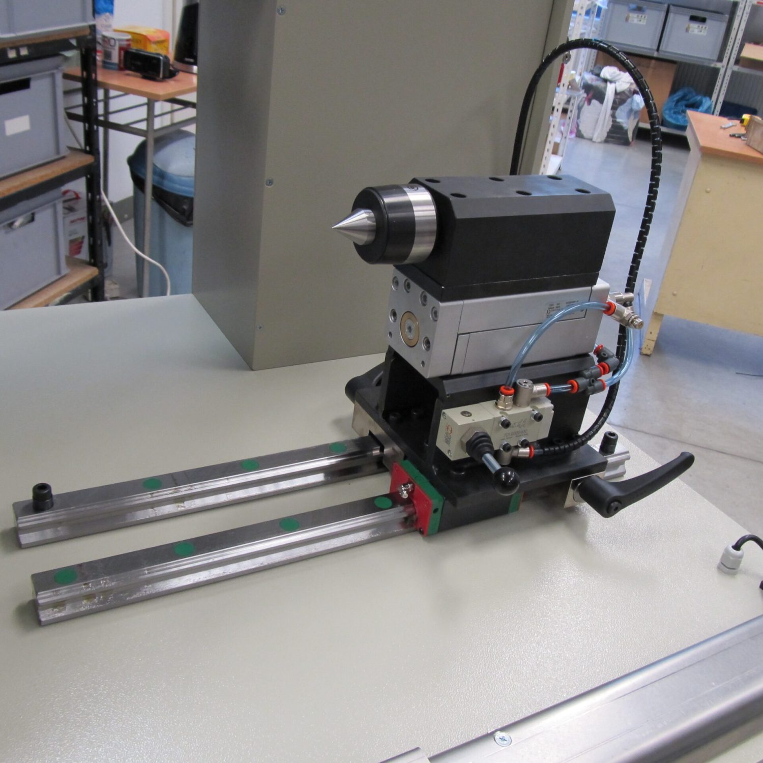 NEOTECH Machines, Robots, Automation, Industrial Robotization, Devices, Modernization, Winders. Winding Inductive Elements, Coils, Chokes, Transformers, RFID, Antennas. cobots, www.neotech.pl | NCJ-42 single spindle winder