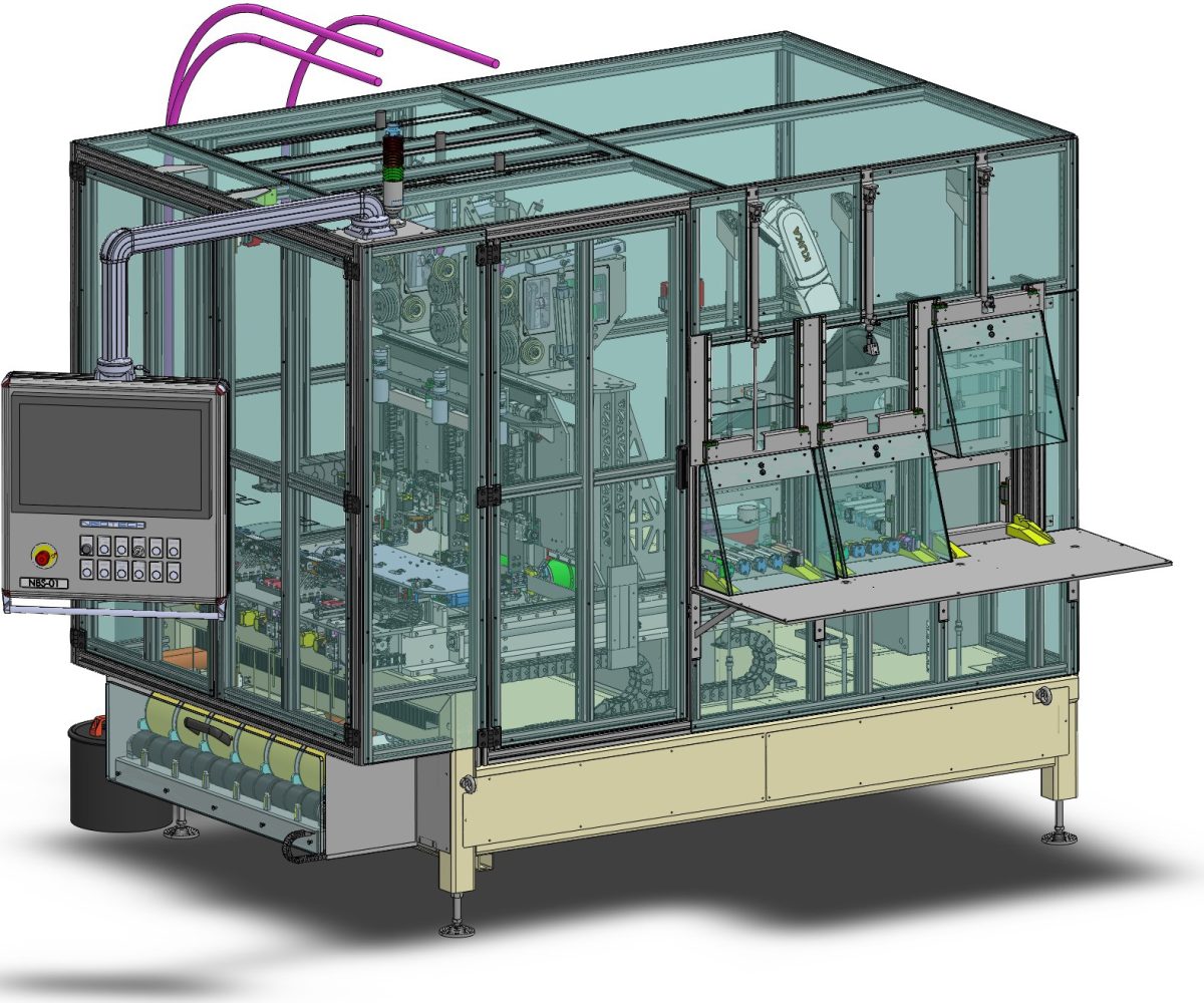 Machines, Devices, Automation, Modernization. BLDC motors, www.neotech.pl | Winder motor NBS-01 | Machine Construction
