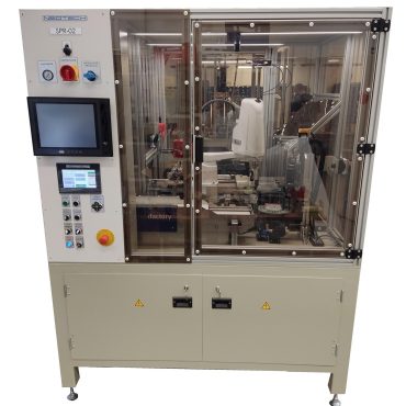 SPR-01 - Automated quality control machine for ferrite core inspection, selection, and packaging with a vision system and a SCARA industrial robot. Inspection | NEOTECH
