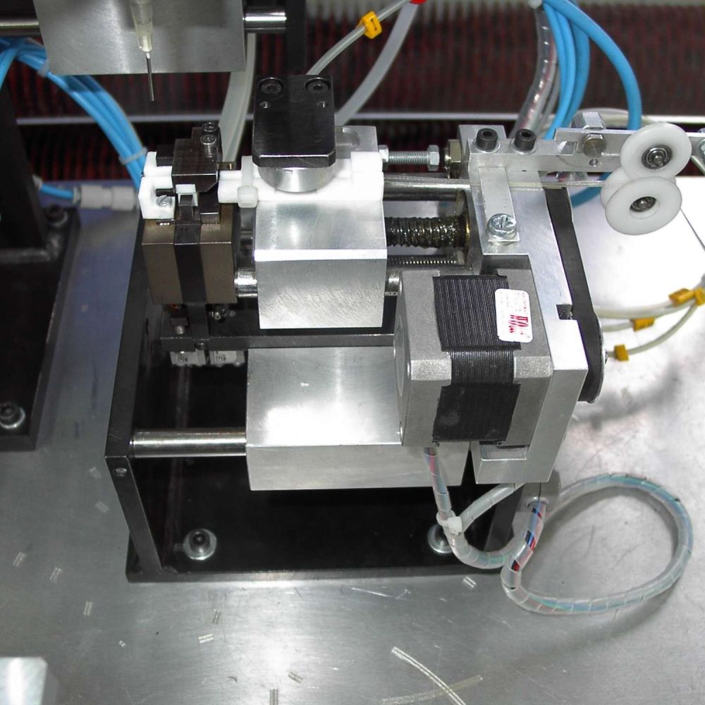 Machines, Devices, Automation, Modernization. BLDC motors, www.neotech.pl | Gluing devices | UPT-110 the device for application of thermo melting adhesion point