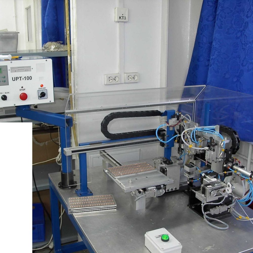 Machines, Devices, Automation, Modernization. BLDC motors, www.neotech.pl | Gluing devices | UPT-110 the device for application of thermo melting adhesion point