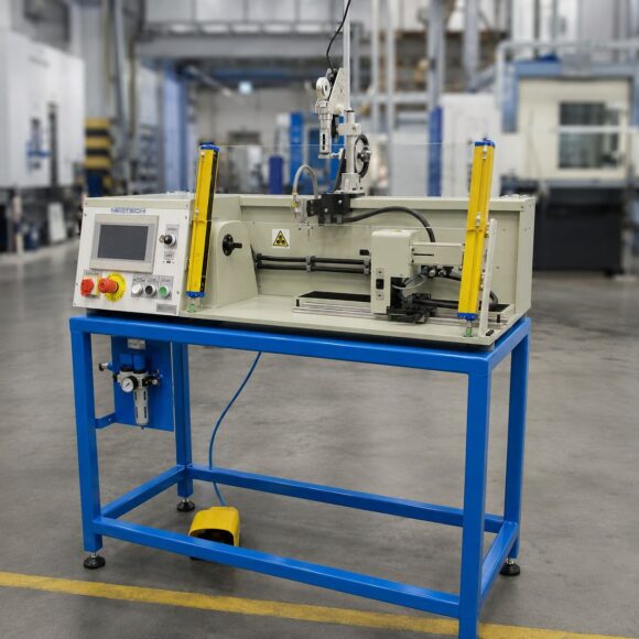 NCJ-24 NEOTECH Nawijanie prosto z Białegostoku Nasze maszyny nawijające wyróżniają się szerokimi zdolnościami produkcyjnymi, dzięki którym możliwe jest precyzyjne i powtarzalne wykonywanie zarówno prostych, jak i bardzo złożonych uzwojeń. Nasze urządzenia obsługują różne typy drutów – od cienkich średnic używanych w elementach miniaturowych po grubsze przewody stosowane w dławikach i transformatorach mocy. Dzięki elastycznym ustawieniom oraz dedykowanemu oprzyrządowaniu, nawijarki NEOTECH mogą być dostosowane do produkcji cewek, dławików, transformatorów, czujników, silników czy innych komponentów wymagających najwyższej dokładności. Wysoka automatyzacja i możliwość integracji z dodatkowymi systemami kontroli jakości sprawiają, że nasze rozwiązania zapewniają nie tylko wydajność, ale również powtarzalność i niezawodność w warunkach produkcji seryjnej. W NEOTECH innowacja spotyka się z precyzją! Wykonujemy nawijarki i dedykowane oprzyrządowanie dopasowane do Twoich potrzeb. Oferujemy kompleksowe rozwiązania w zakresie projektowania i produkcji nawijarek, które dostosowujemy do konkretnych wymagań i potrzeb naszych klientów. Nasze urządzenia charakteryzują się wysoką wydajnością, niezawodnością oraz łatwością obsługi, co przekłada się na optymalizację procesów i maksymalną wydajność produkcji w różnych branżach. Typowo nasze nawijarki produkują komponenty indukcyjne (cewka, dławik, transformator) oraz detale dla branży Automotive, ale również są elementami procesów produkujących inne elementy elektroniczne (czujnik, grzałka, silnik BDC). Dzięki zespołowi doświadczonych specjalistów i nowoczesnym technologiom, realizujemy nawet najbardziej wymagające projekty, wspierając rozwój Twojej firmy w dynamicznie zmieniającym się rynku. Zaufaj ekspertom – nasze rozwiązania to efektywność i niezawodność.