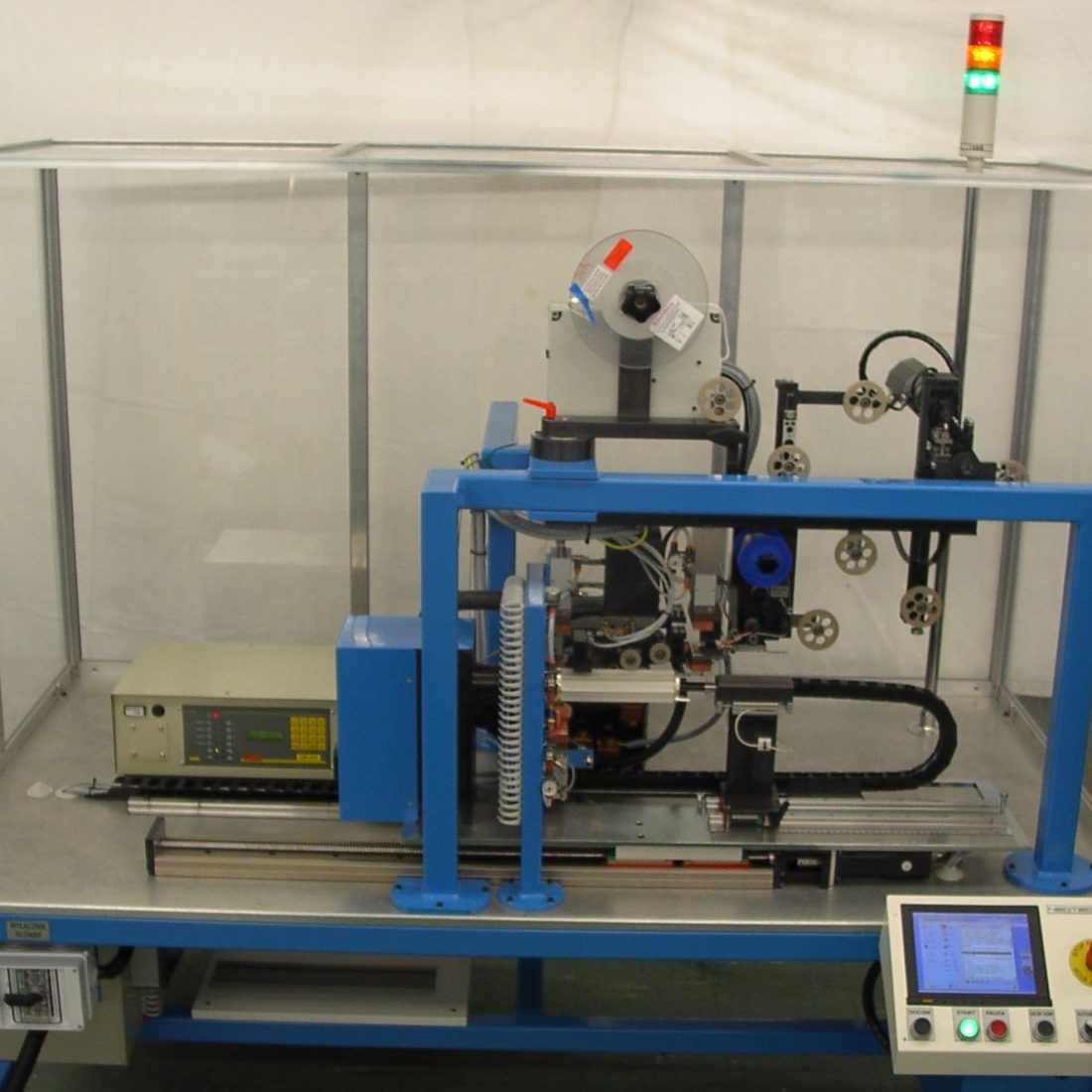 Maszyny, Urządzenia, Automatyzacja, Modernizacja www.neotech.pl | NBW-02 urządzenie do nawijania bezpieczników HV